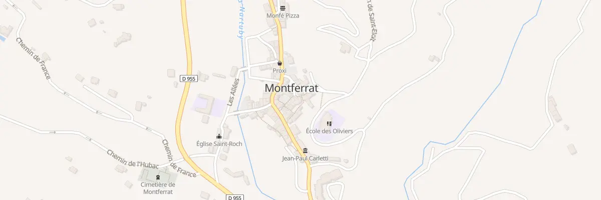 Plan du 4 Rue du Collet à Montferrat
