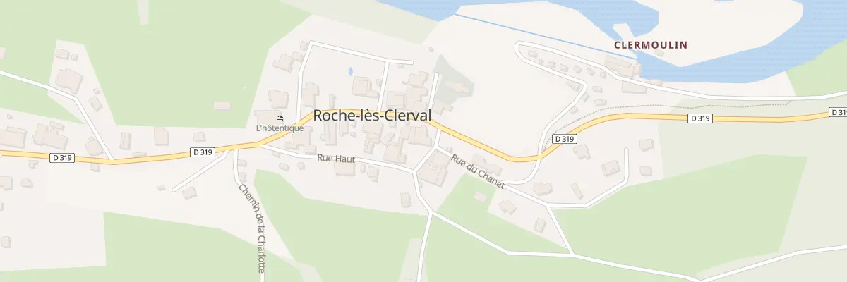 Plan du 2 Che d’Ansuans à Roche-lès-Clerval