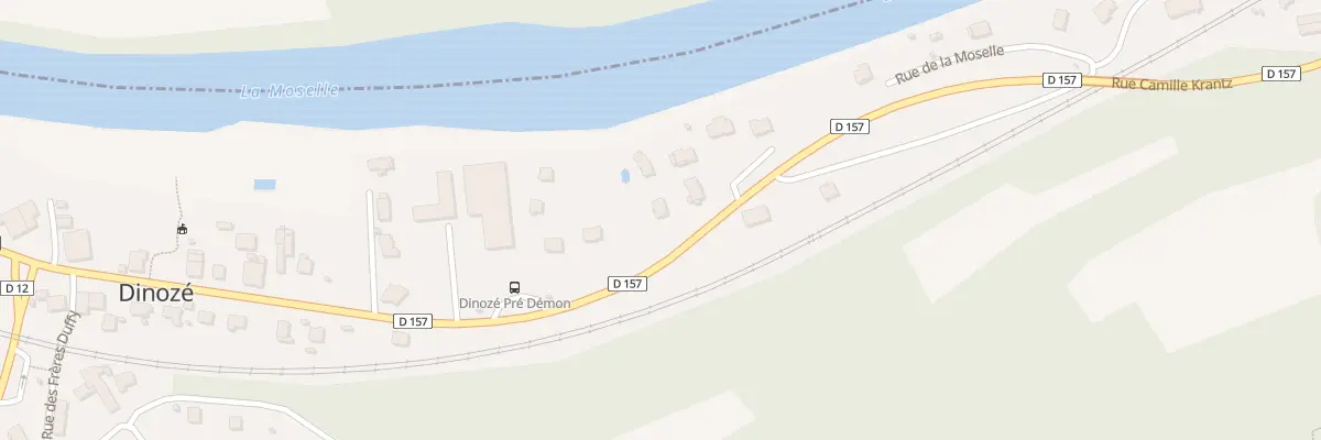 Plan du 467 Rue Camille Krantz à Dinozé