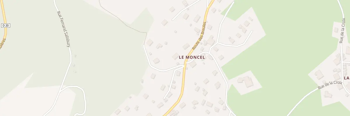 Plan du 25 Rte des Breules au Val-d’Ajol