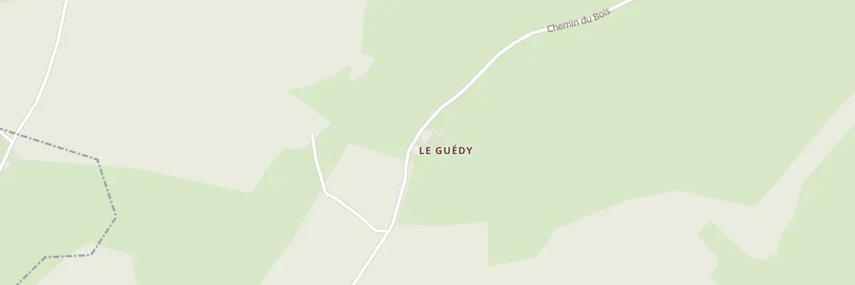 Plan du 1 Che du Bois à La Corbière