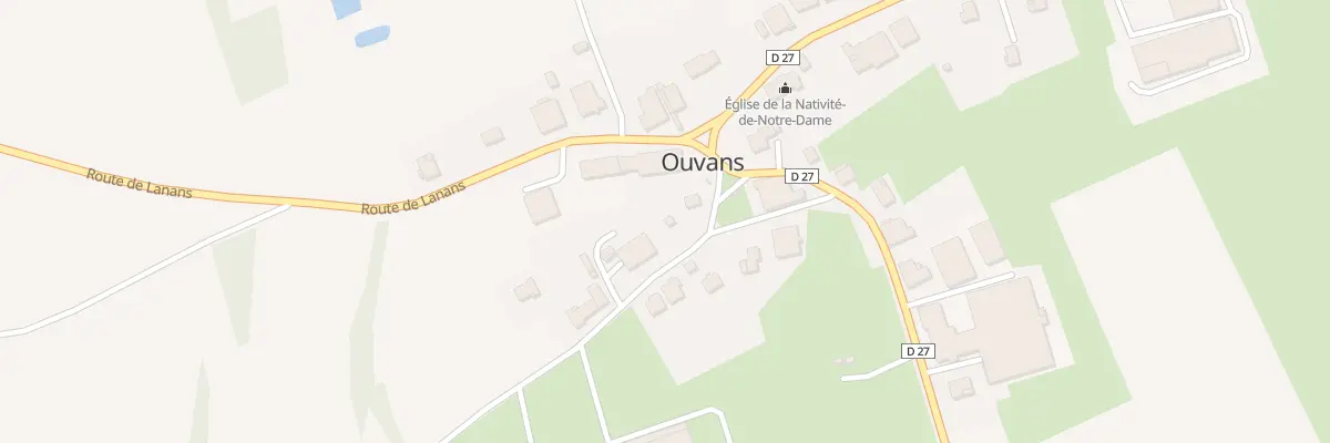 Plan du 4 Rte des Ganaches à Ouvans