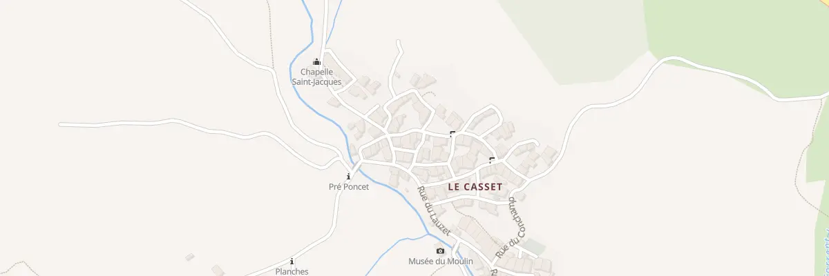 Plan du 83 Rue du Canal au Monêtier-les-Bains