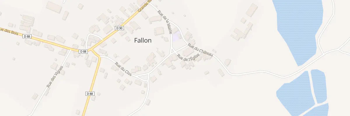 Plan du 10 Rue du Bout Dessus à Fallon