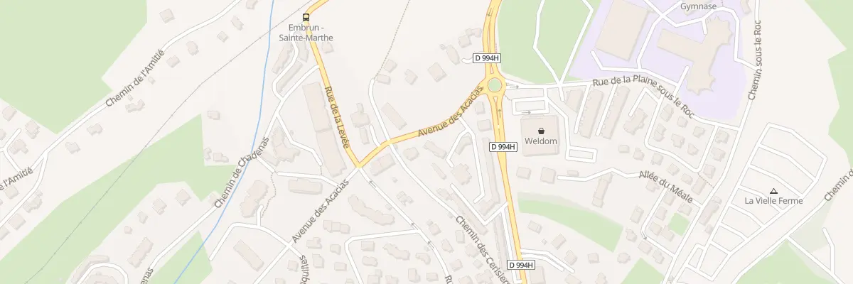 Plan du 30 Av des Acacias à Embrun