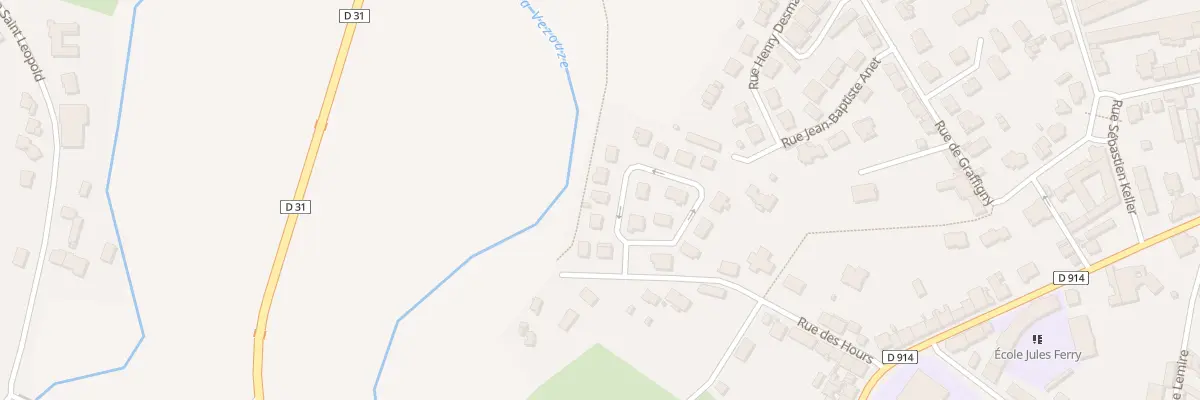 Plan du 18 Rue Louis Gervais à Lunéville