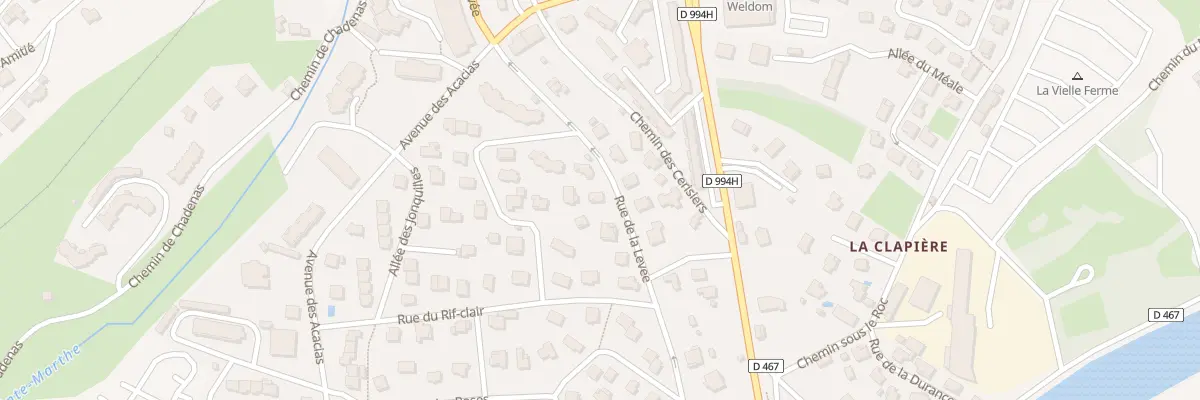 Plan du 15 Rue de la Levée à Embrun