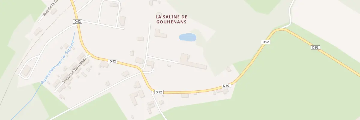 Plan du 23B Rue de la Saline à Gouhenans