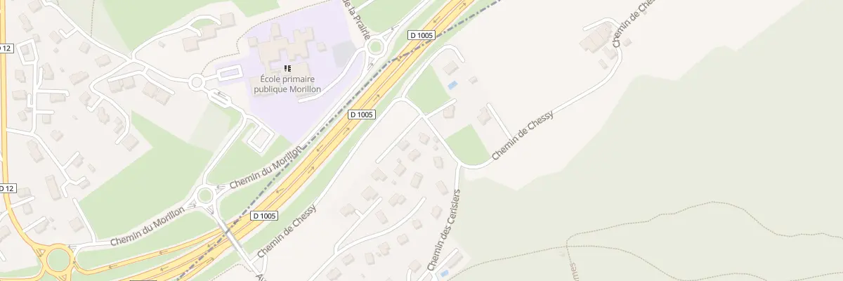 Plan du 70A Che de Chessy à Allinges