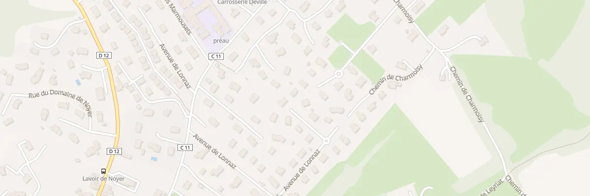 Plan du 274K Av de Lonnaz à Allinges