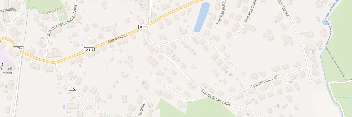 Plan du 4 Rue de la Mechelle à Magny-Vernois