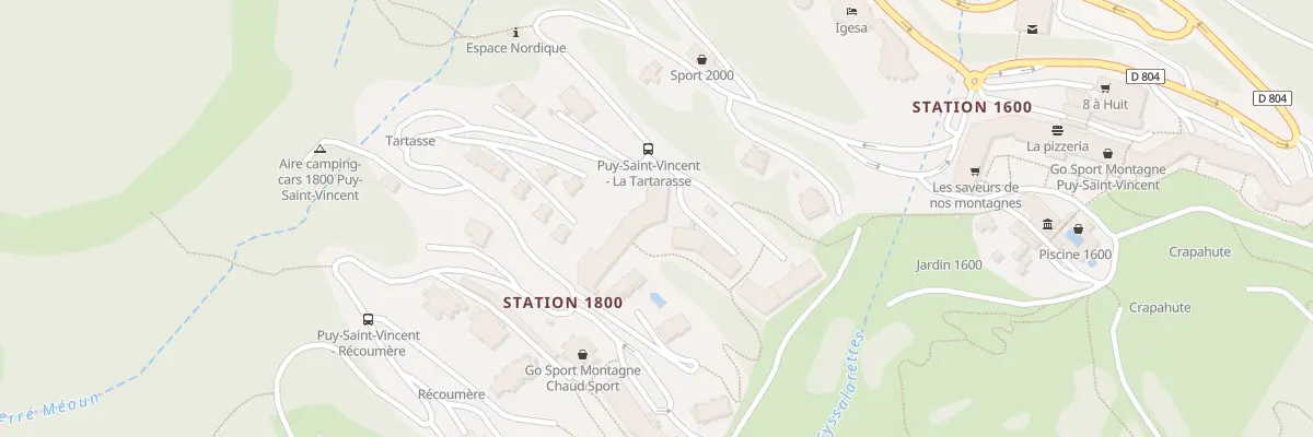 Plan du 545 Rte de 1800 à Puy-Saint-Vincent