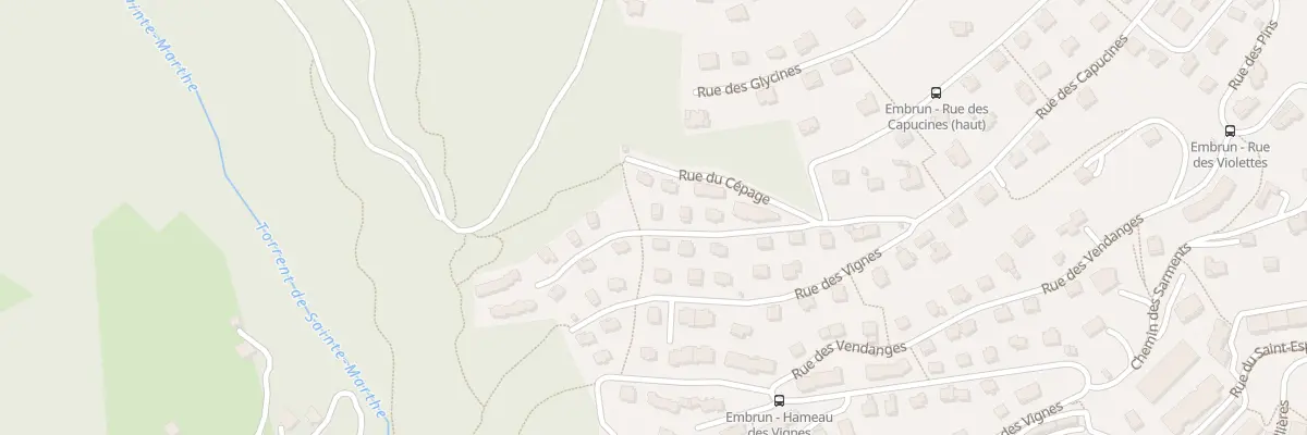 Plan du 8 Imp du Pressoir à Embrun