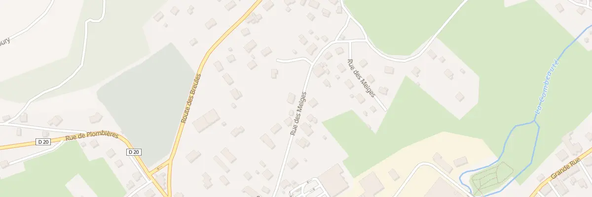 Plan du 22 Rue des Meiges au Val-d’Ajol