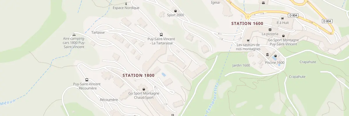 Plan du 500A Rte de 1800 à Puy-Saint-Vincent