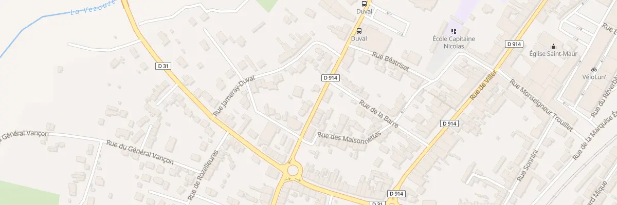 Plan du 96 Rue Sainte Anne à Lunéville