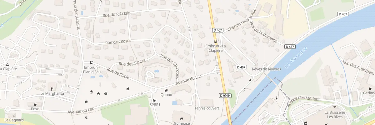 Plan du 3 Rue de la Levée à Embrun