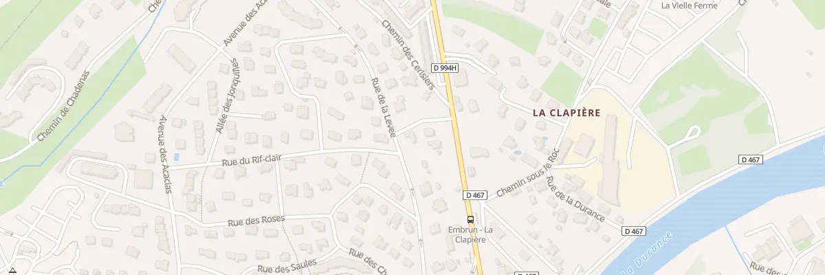 Plan du 20 Rue de la Levée à Embrun