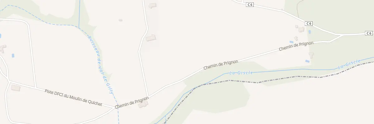 Plan du 5001 Che du Prignon à Grimaud