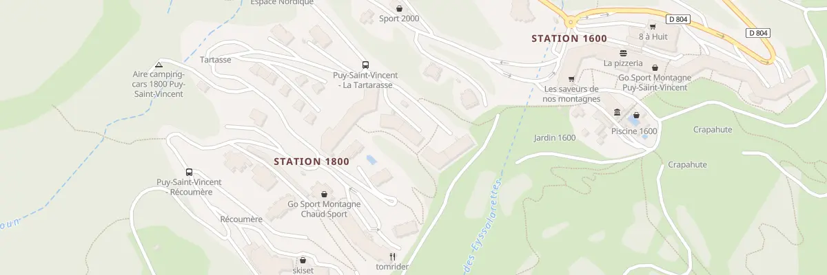 Plan du 500B Rte de 1800 à Freissinières