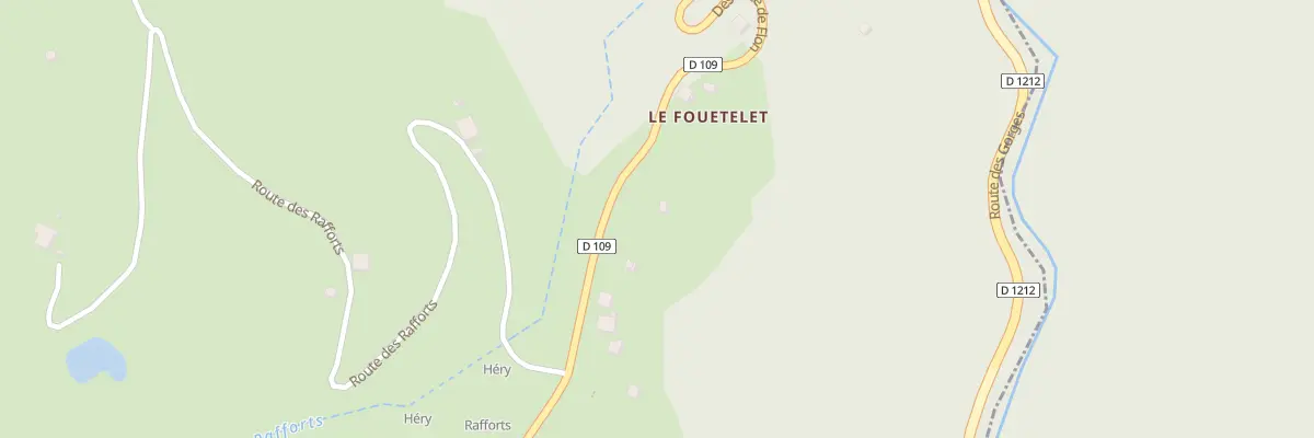 Plan du 9006 Hery sur Ugine à Ugine