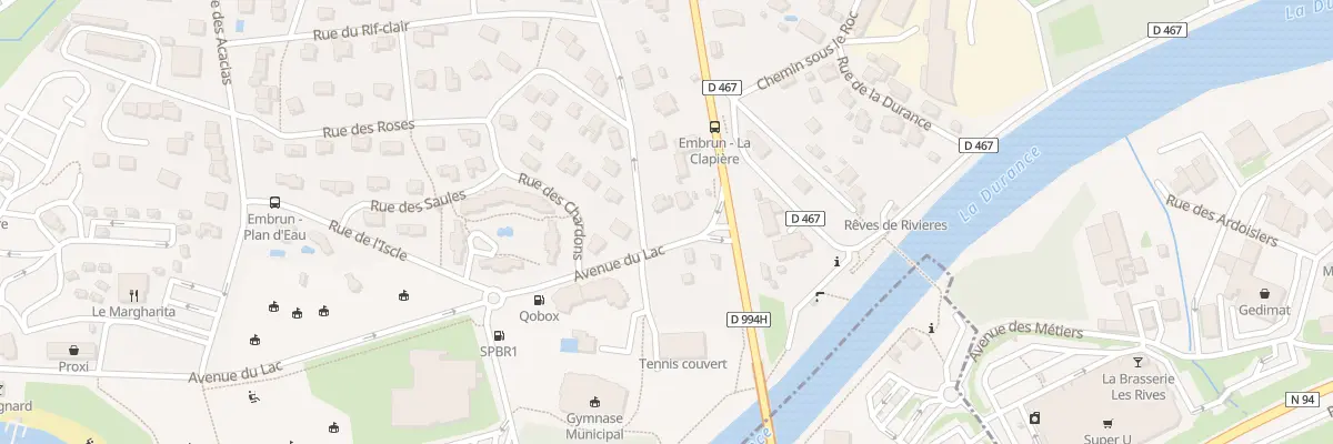 Plan du 2 Rue de la Levée à Embrun