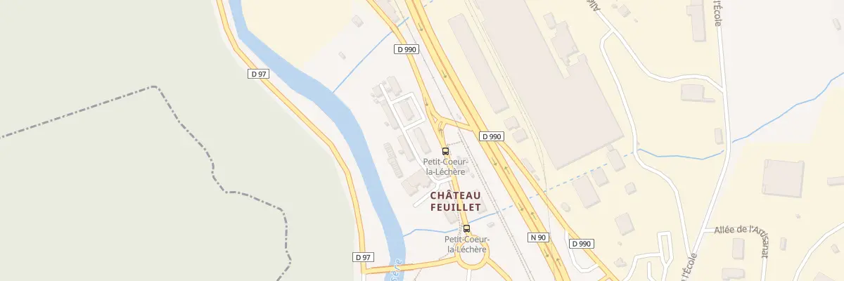 Plan du 50 All des Cerisiers à La Léchère