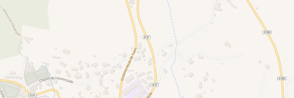 Plan du 280 Rte Ancienne de Trans aux Arcs