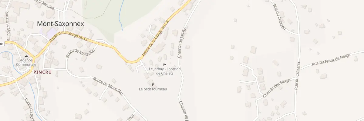 Plan du 297 Che de Jarbay à Mont-Saxonnex