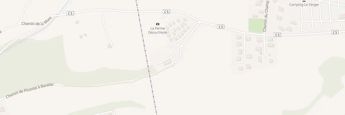 Plan du 286 Che des Crots à Baratier