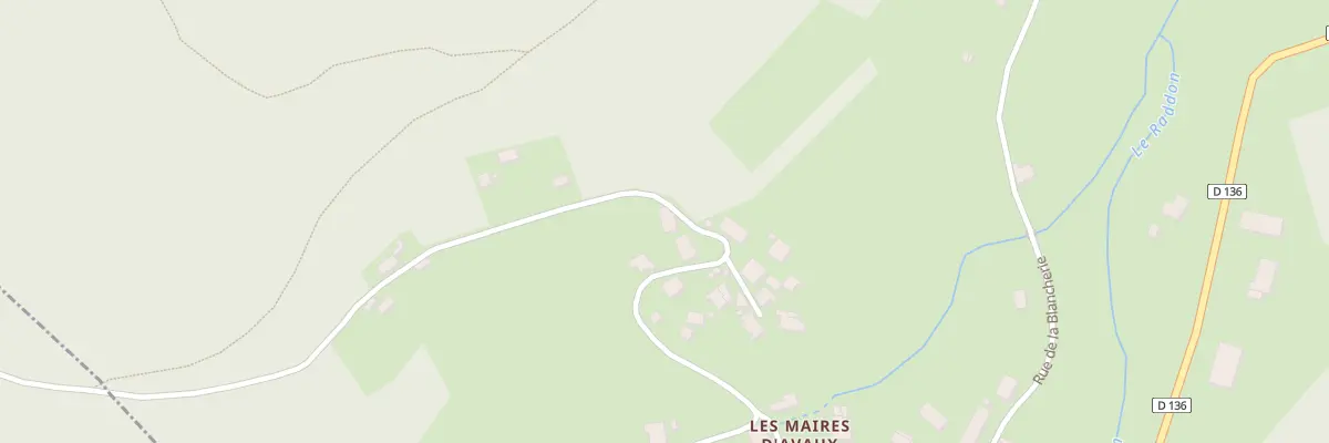 Plan du 173 Les Maires Davaux Haut à Saint-Bresson