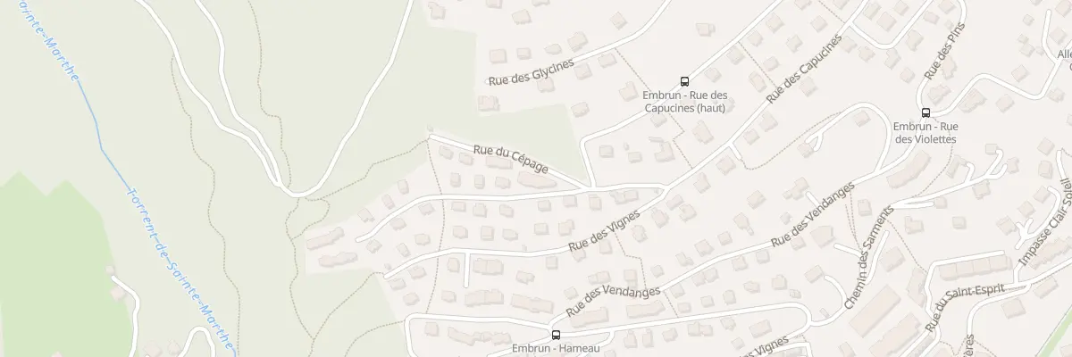 Plan du 2A Imp du Pressoir à Embrun