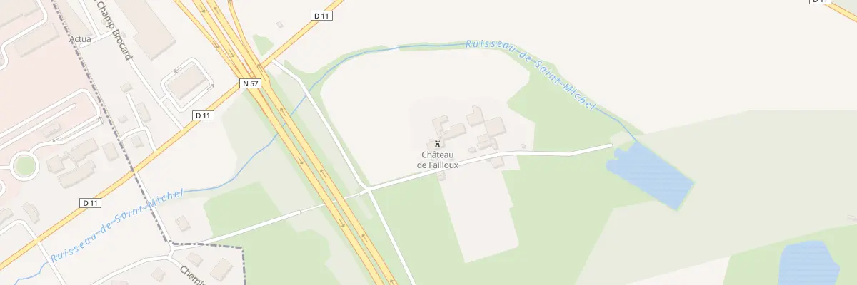 Plan du 1 Failloux Ferme à Jeuxey