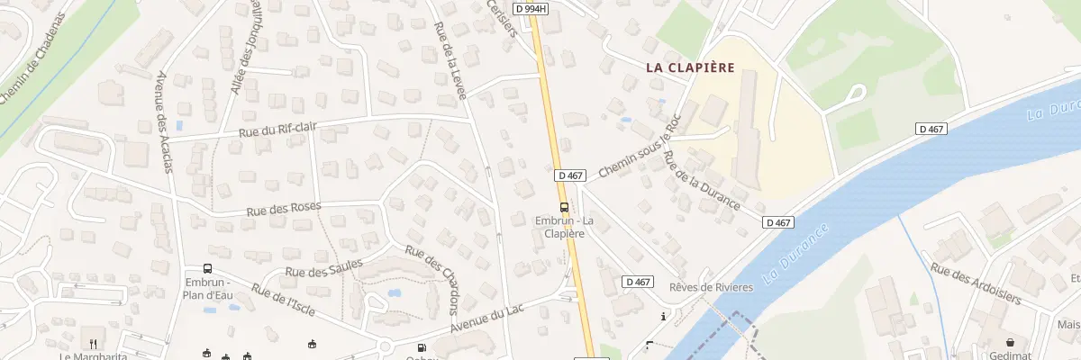 Plan du 8 Rue de la Levée à Embrun