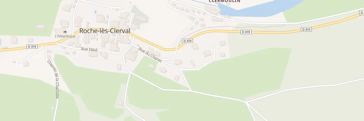 Plan du 3 Rue du Chanet à Roche-lès-Clerval