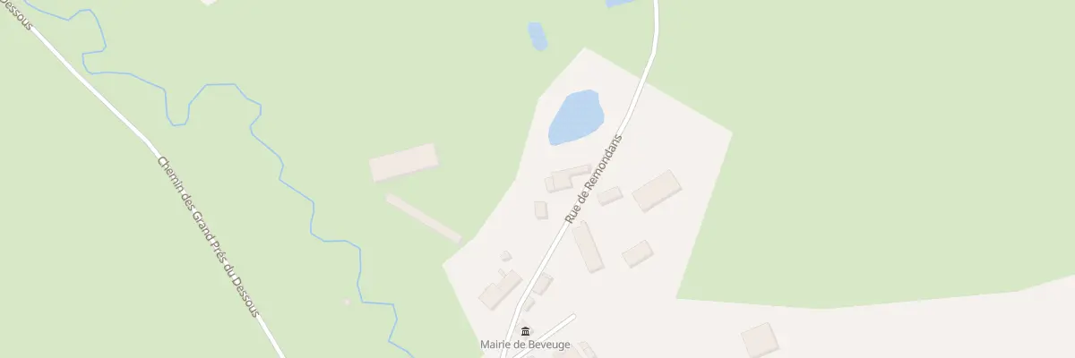 Plan du 7 Rue de Remondans à Beveuge