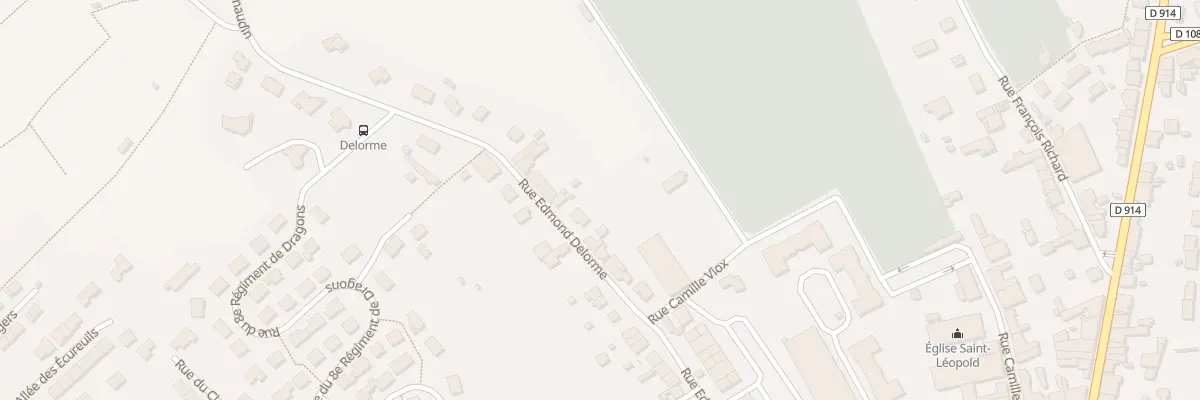 Plan du 50 Rue Edmond Delorme à Lunéville