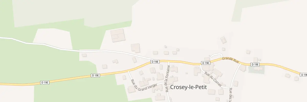 Plan du 2 Rue de la Grappe à Crosey-le-Petit
