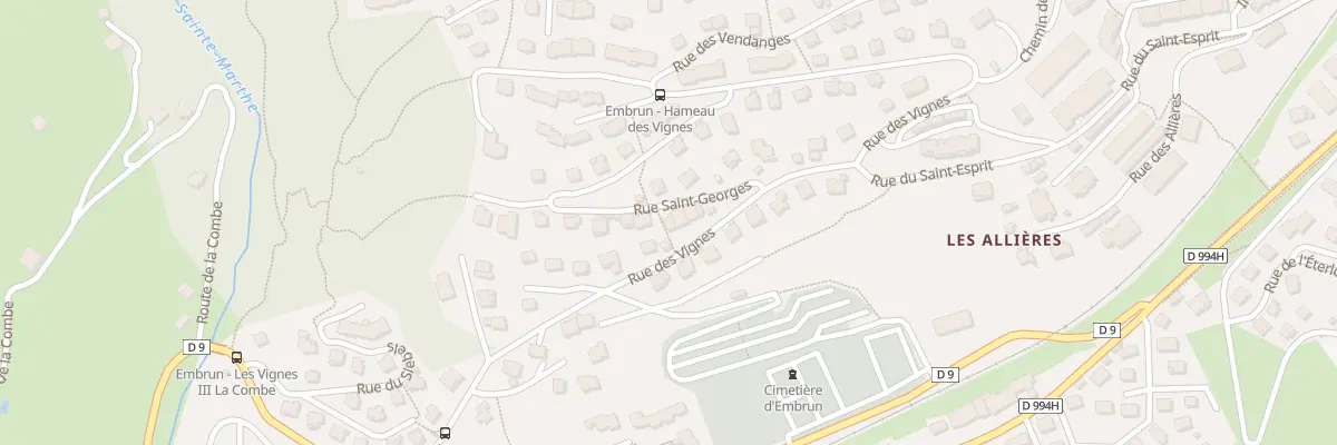 Plan du 3B Rue St Georges à Embrun