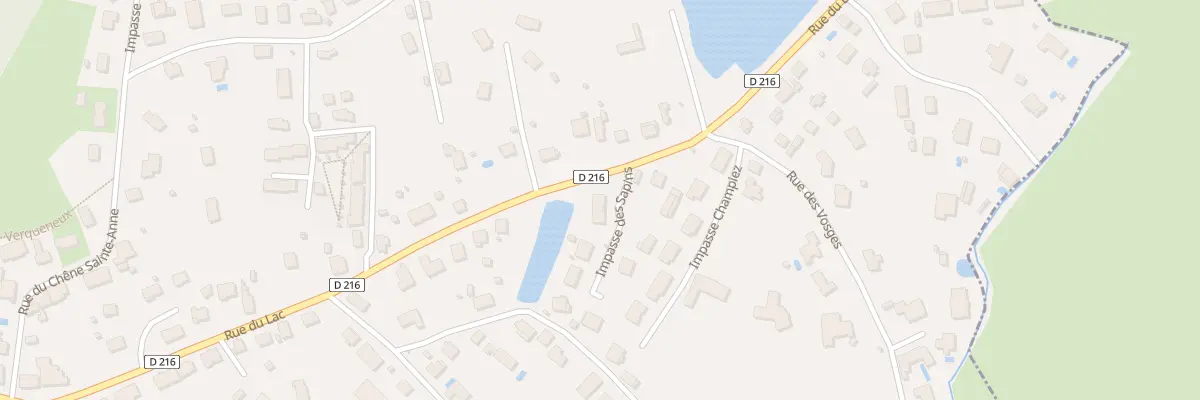 Plan du 1 Imp des Sapins à Magny-Vernois
