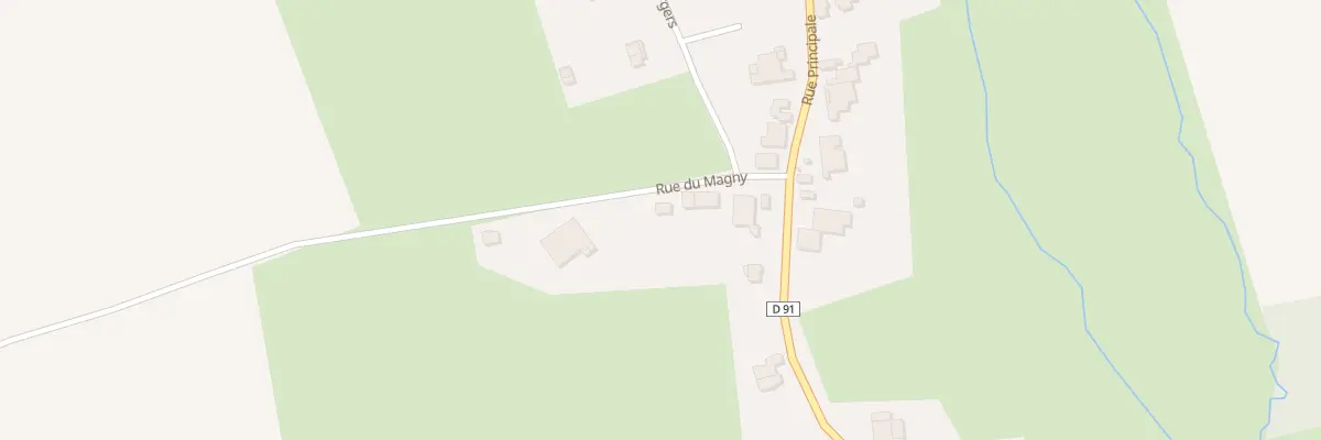 Plan du 7 Rue du Magny à Villargent