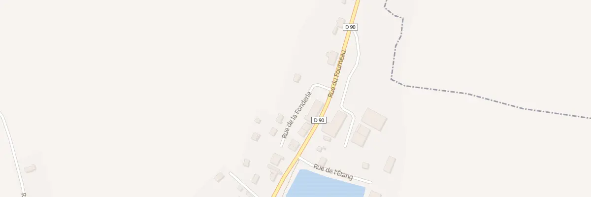 Plan du 4 Rue de la Fonderie à Fallon