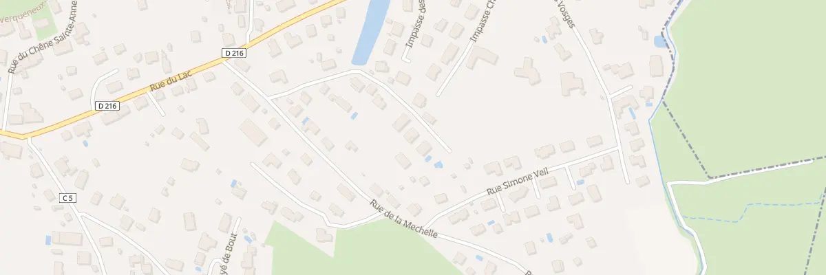Plan du 14 Rue Champs Durand à Magny-Vernois