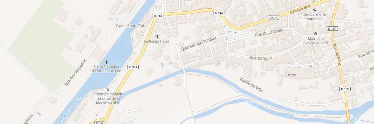 Plan du 27 Qrt du Chateau à Einville-au-Jard