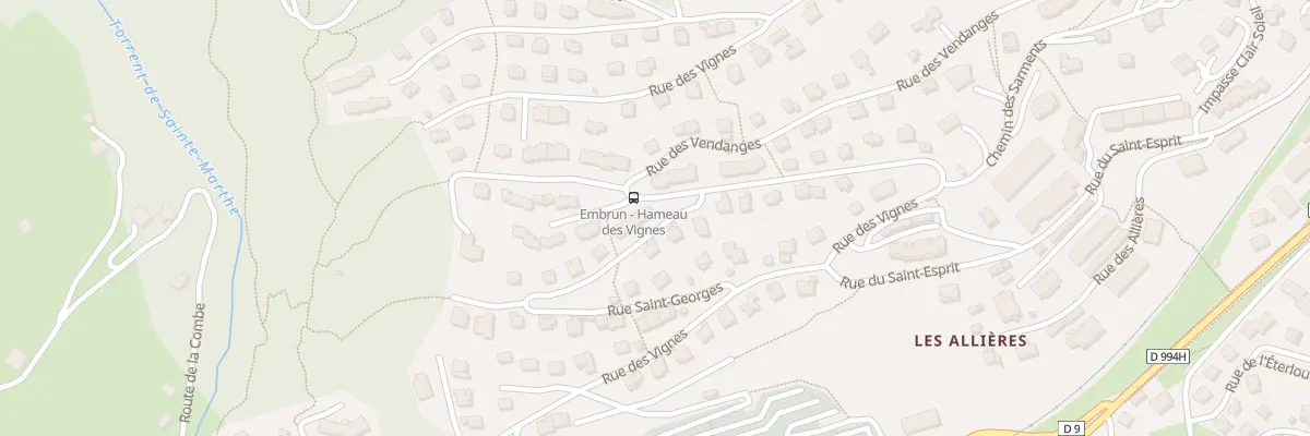 Plan du 1 Imp de l’Echalas à Embrun