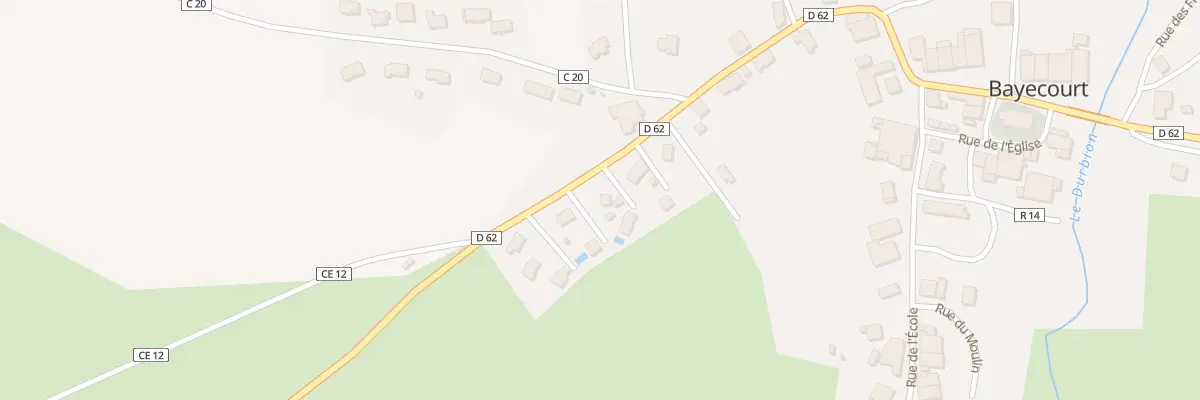 Plan du 345 Rue de Lorraine à Bayecourt