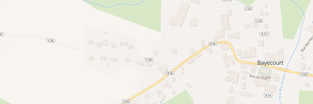 Plan du 50 Rue du Gravelier à Bayecourt