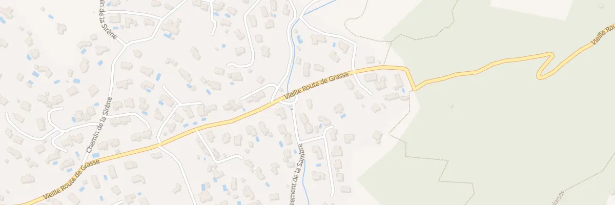 Plan du 1442 Vieille Route de Grasse à Draguignan