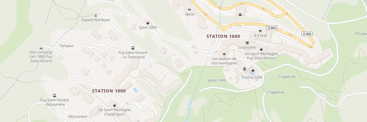 Plan du 112 Rue des Balcons à Puy-Saint-Vincent