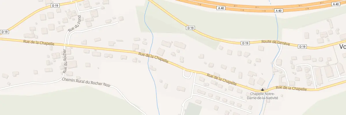 Plan du 654 Rue de la Chapelle à Vougy